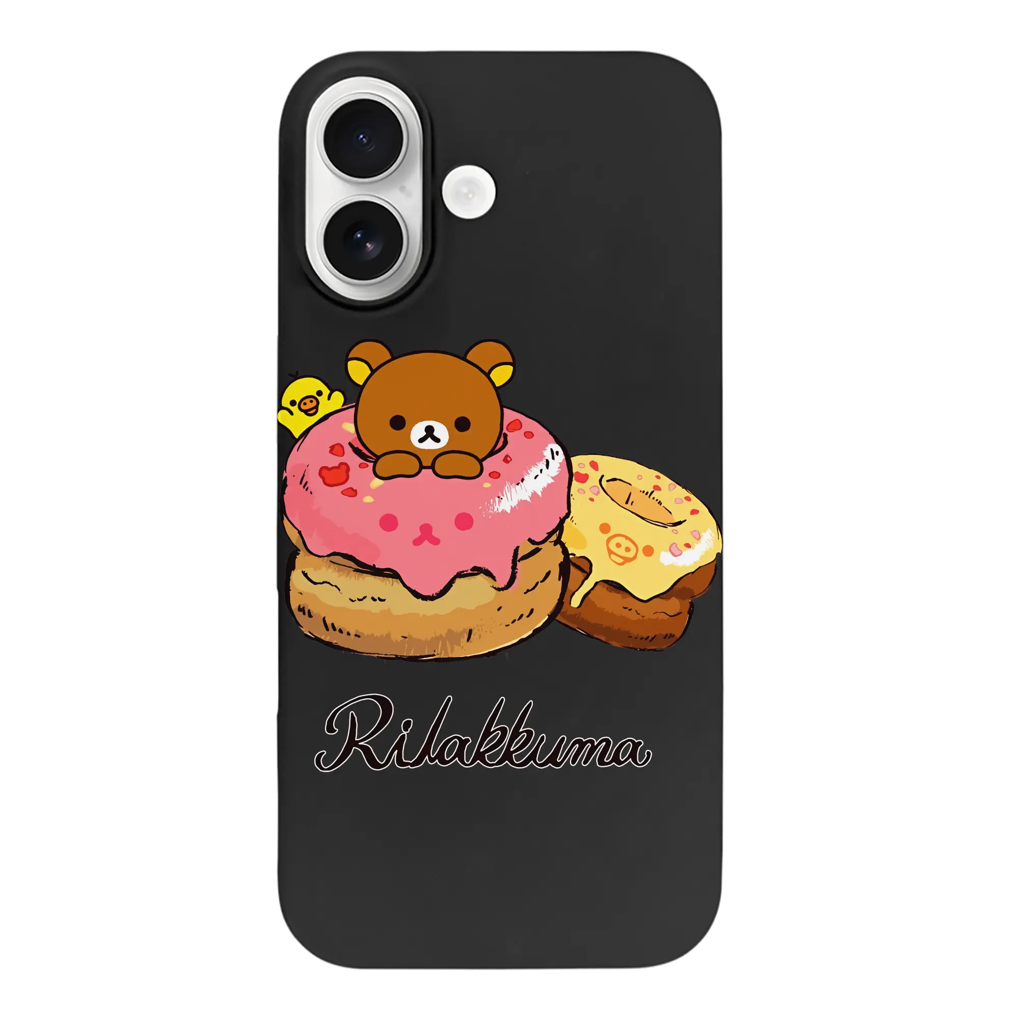 リラックマ (Rilakkuma) グッズ リラックマ (Rilakkuma) - iPhone 17 シリーズ シリコンケース 薄型 耐衝撃 指紋防止 ソフトタッチカバー 精密フィット 傷防止 保護ケース iPhone 17/17 Air/17 Pro/17 Pro Max 対応